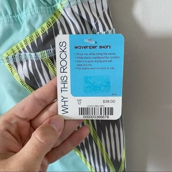 NWT Ivivva Wave Rider Swim Shorts Board Shorts - Picture 6 of 8